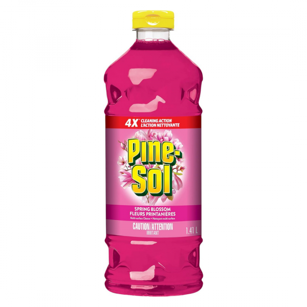 Pine-Sol Multi-Surface Cleaner, Spring Blossom - 1.41L: Deep Clean & Fresh Scent