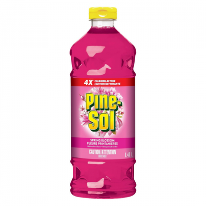 Pine-Sol Multi-Surface Cleaner, Spring Blossom - 1.41L: Deep Clean & Fresh Scent