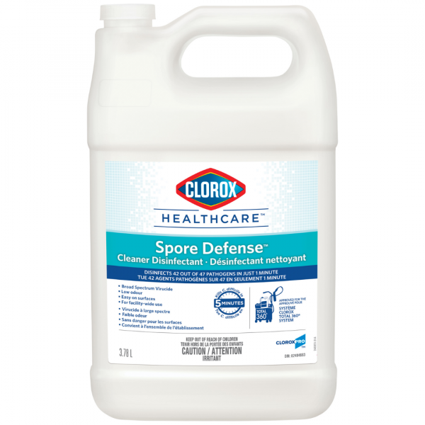 Clorox Spore Defense Disinfectant Cleaner - 3.78L - Hospital Grade