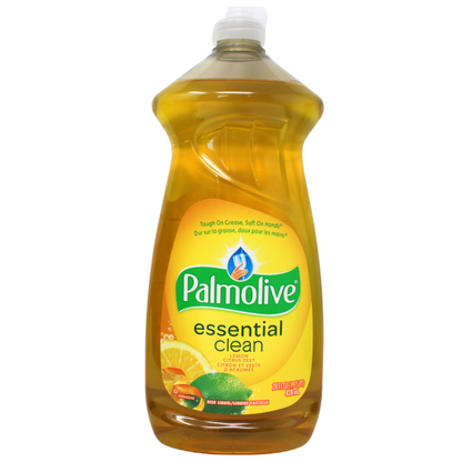 Palmolive Essential Clean Lemon Dish Soap - 828ml - Powerful Grease Removal