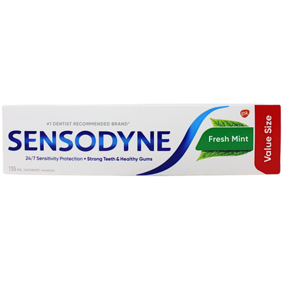 Sensodyne Fresh Mint Toothpaste - 135ml - For Sensitive Teeth