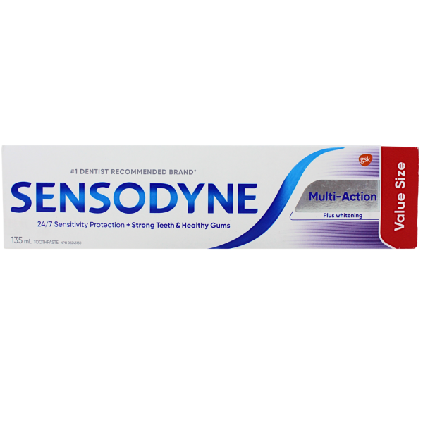Sensodyne Multi-Action Toothpaste - 135ml - Gentle & Effective Relief