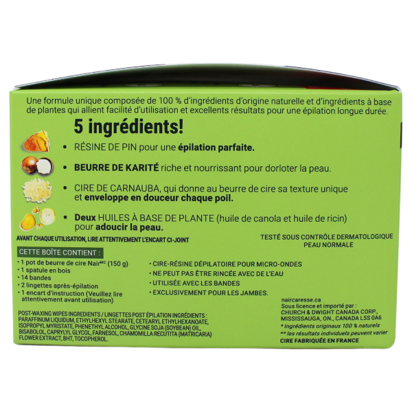 Nair Butter Wax 150g - Legs (B)