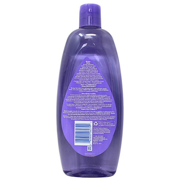 Johnson's Baby Shampoo Bedtime Calming Lavender 591ml - Gentle Cleansing for Peaceful Sleep