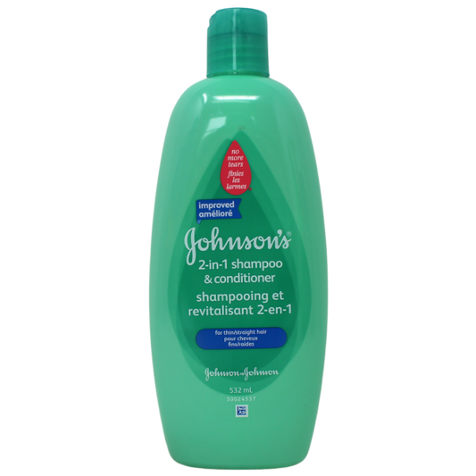 Johnson's Baby 2in1 Shampoo & Conditioner - Gentle Cleansing & Conditioning 532ml