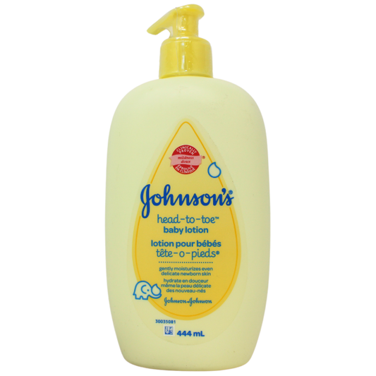Johnson's Baby Head-To-Toe Lotion - 444ml: Gentle Hydration for Delicate Skin
