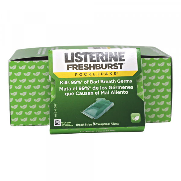LISTERINE POCKETPAKS Fresh Burst - On-the-Go Breath Strips