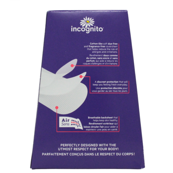 Incognito 42ct Pantiliners Tango (B)/12 - Discreet Comfort