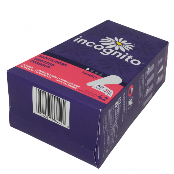 Incognito 42ct Pantiliners Tango (B)/12 - Discreet Comfort