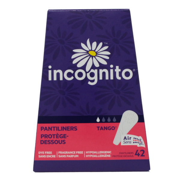 Incognito 42ct Pantiliners Tango (B)/12 - Discreet Comfort