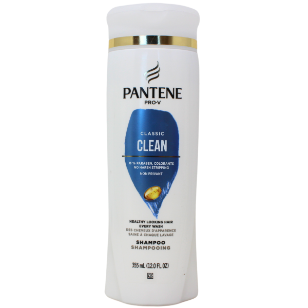 Pantene Pro-V Classic Clean Shampoo - Deeply Cleanses & Refreshes (355ml)