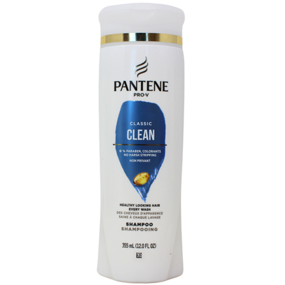 Pantene Pro-V Classic Clean Shampoo - Deeply Cleanses & Refreshes (355ml)