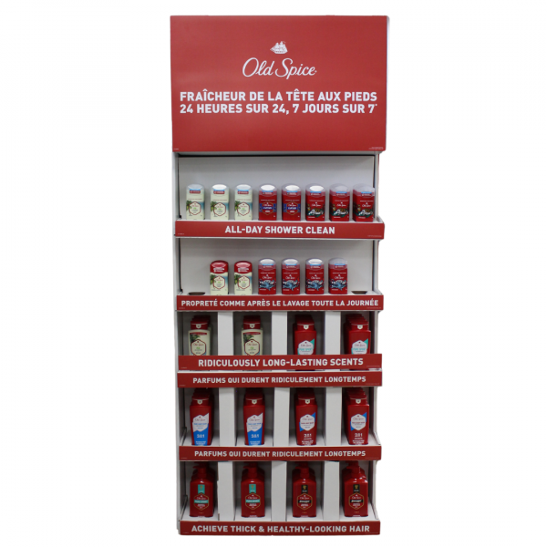 Old Spice 3IN1 Deodorant - 92ct Display: Conquer Odor with Confidence