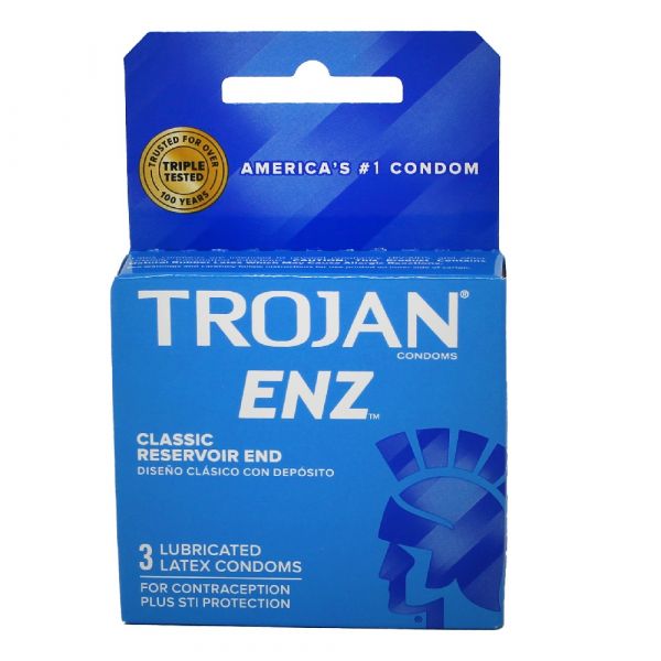 TROJAN 3CT ENZ PREMIUM Condoms
