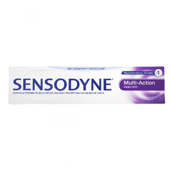 Sensodyne Multi-Action Clean Mint Toothpaste - 100ml for Daily Sensitivity Relief