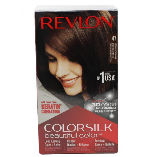 Revlon Colorsilk #47 Medium Rich Brown Hair Color