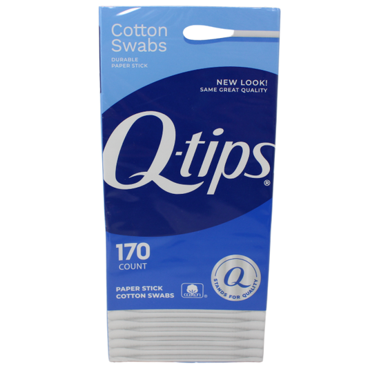 Q-Tips 170ct Cotton Swabs - Gentle & Reliable Cleaning