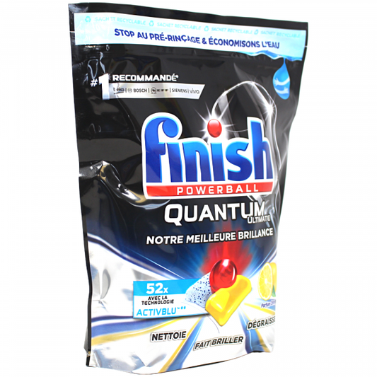 Finish Quantum Ultimate Dishwashing Tabs - Lemon (52 Count)
