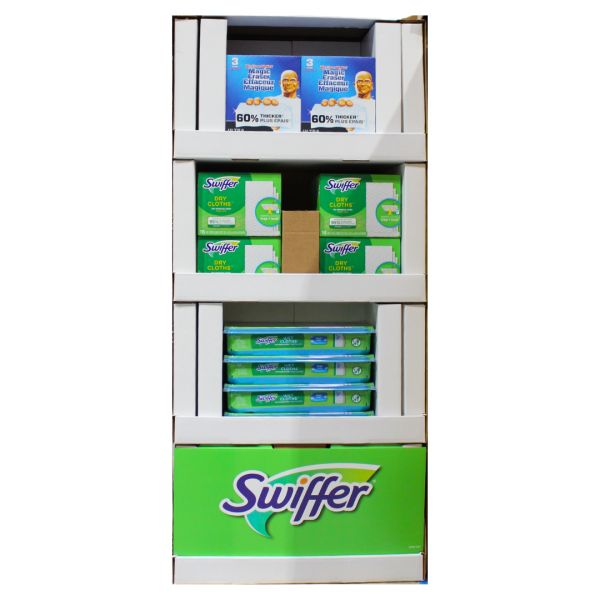 Swiffer & Mr. Clean 106ct Display - Ultimate Cleaning Power