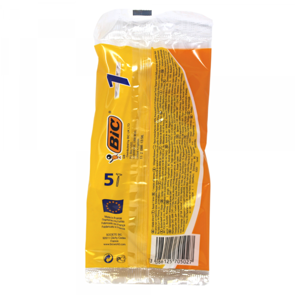 BIC Disposable Razor 5-Pack - Original Smooth Shave