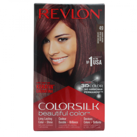 Revlon Colorsilk #49 Auburn Brown - Rich, Radiant Hair Color