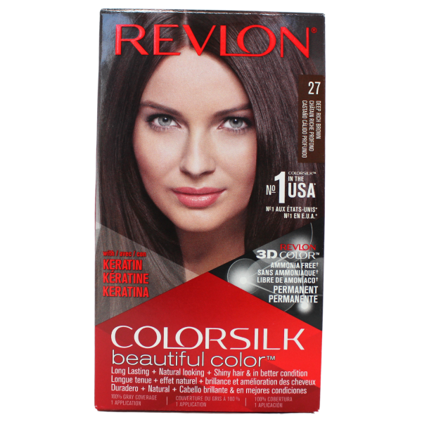 Revlon Colorsilk #27 Deep Rich Brown: Intense Color, Silky Hair