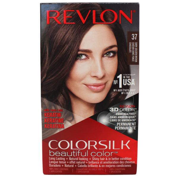Revlon ColorSilk #37 Dark Golden Brown - Radiant Hair Color