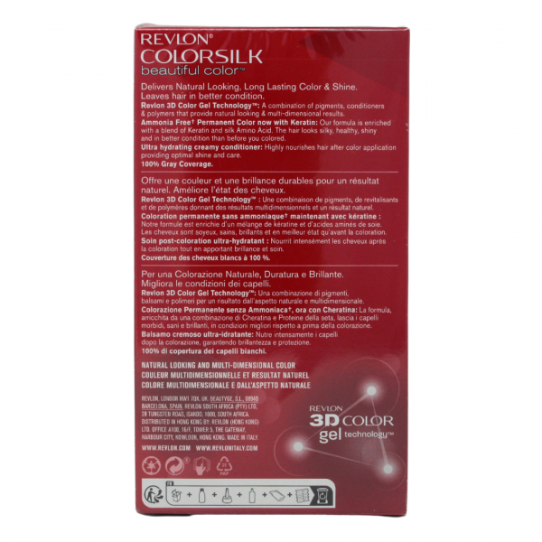 Revlon Colorsilk #10 Black - Rich, Permanent Hair Color