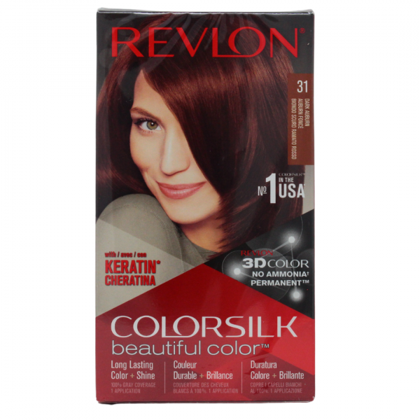 Revlon Colorsilk Dark Auburn #31 Hair Color - Rich, Lasting Color