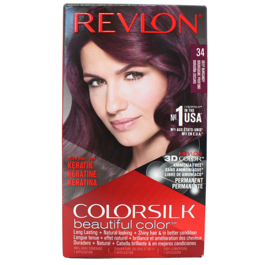 Revlon Colorsilk #34 Deep Burgundy Hair Color