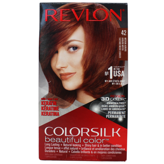 Revlon ColorSilk #42 Medium Auburn Hair Color