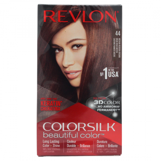 Revlon Colorsilk #44 Medium Reddish Brown - Radiant Hair Color