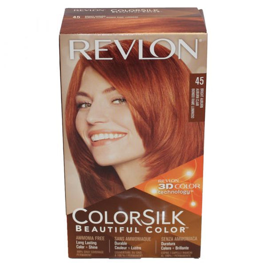 Revlon Colorsilk #45 Bright Auburn - Creative & Detailed Description