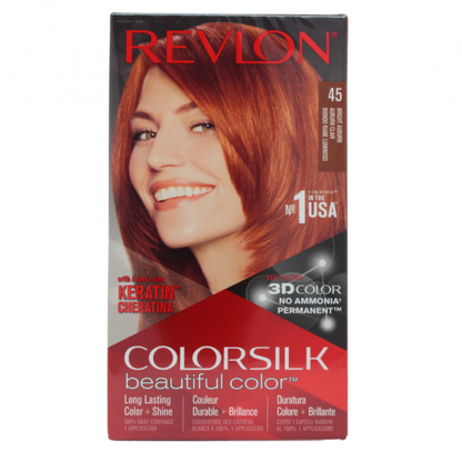 Revlon ColorSilk #45 Bright Auburn Hair Color