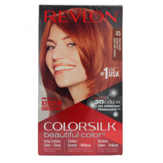 Revlon ColorSilk #45 Bright Auburn Hair Color