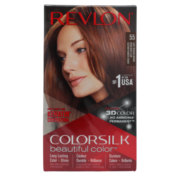 Revlon Colorsilk #55 Light Reddish Brown - Radiant Hair Color