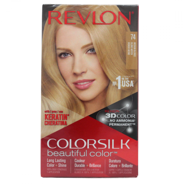 Revlon ColorSilk #74 Medium Blonde Hair Color