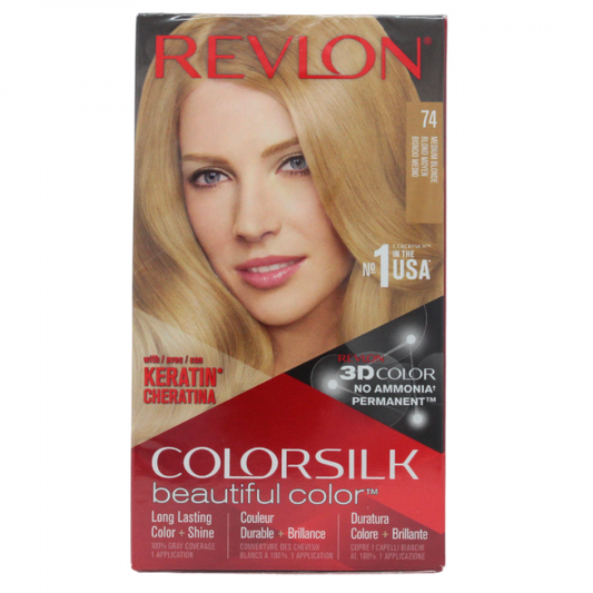 Revlon ColorSilk #74 Medium Blonde Hair Color
