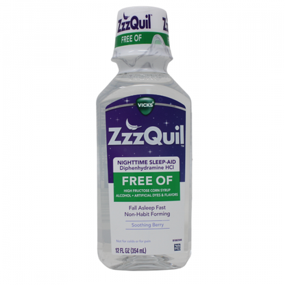 ZZZQUIL Nighttime Sleep-Aid Soothing Berry Flavor - 354ml