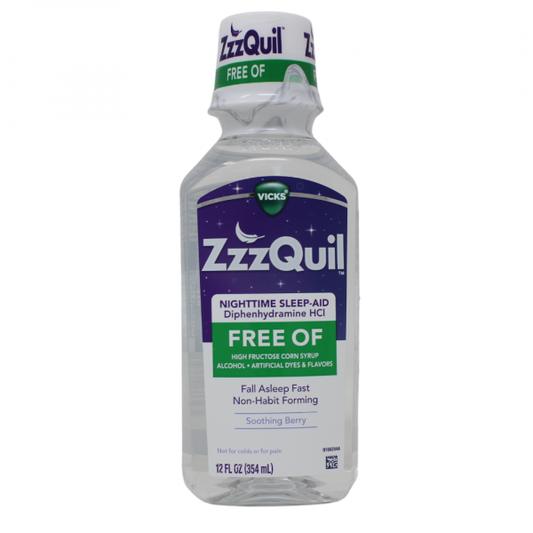 ZZZQUIL Nighttime Sleep-Aid Soothing Berry Flavor - 354ml