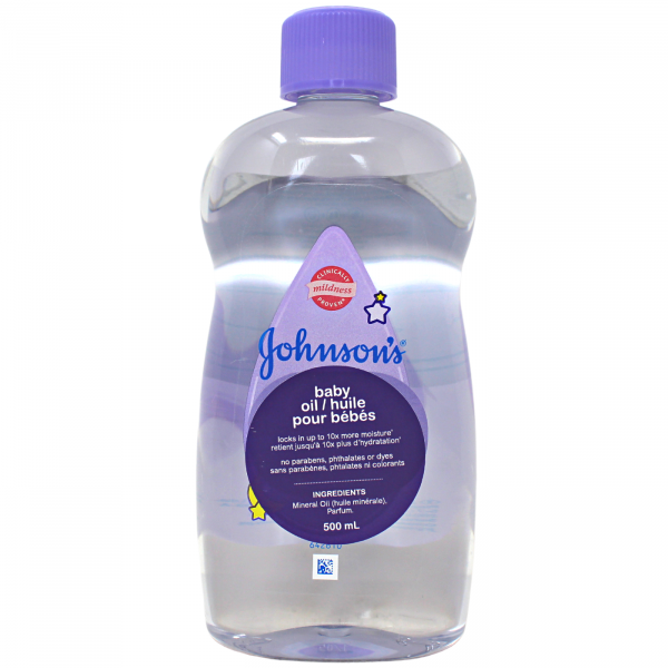 Johnson's Baby Oil 500ml - Gentle Nourishment for Baby's Delicate Skin