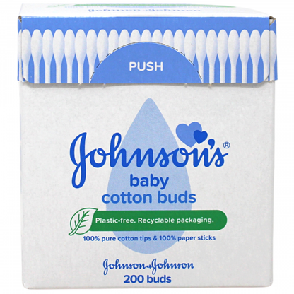 Johnson's Cotton Buds - 200 Count: Gentle & Reliable Cleaning