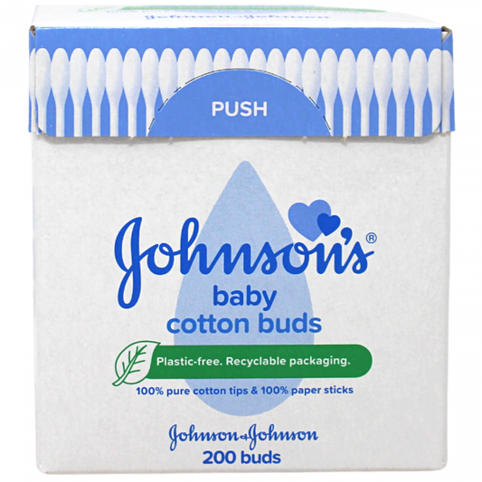 Johnson's Cotton Buds - 200 Count: Gentle Cleaning for Baby & Family
