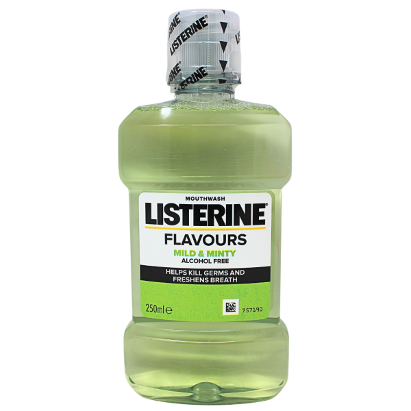 Listerine Mild & Minty Mouthwash 250ml - Gentle Freshness