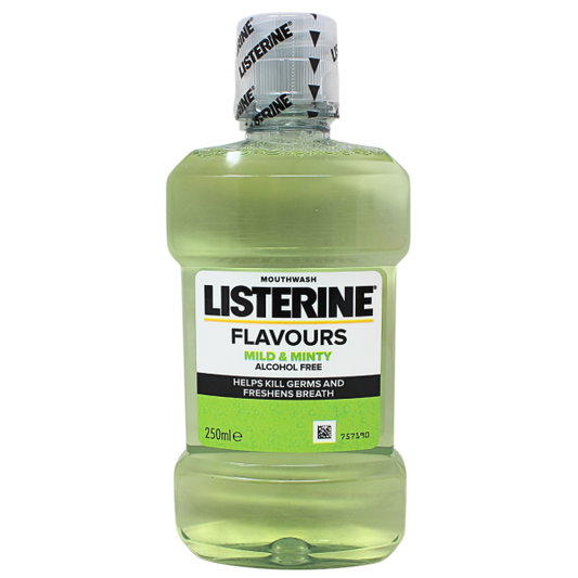 Listerine Mild & Minty Mouthwash 250ml - Gentle Freshness
