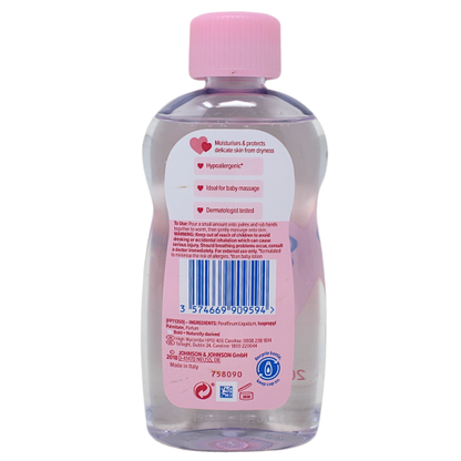 Johnson's Baby Oil 200ml - Gentle Nourishment for Baby's Delicate Skin