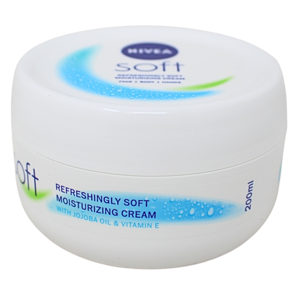 NIVEA Cream 200ml Soft - Deeply Moisturizing for Soft, Supple Skin