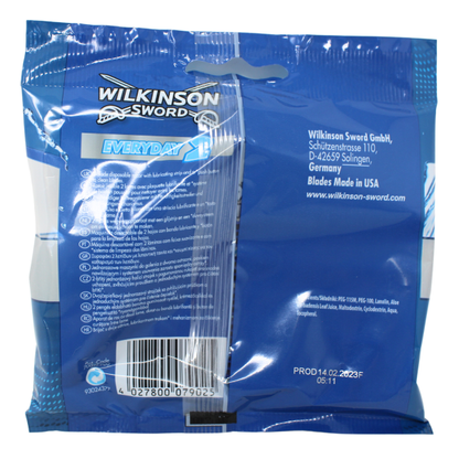 Wilkinson Everyday Disposable Razors - Smooth & Easy Shave (5 Count)