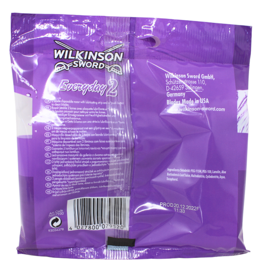 Wilkinson Essentials Women's Disposable Razors - 5 Count Pack