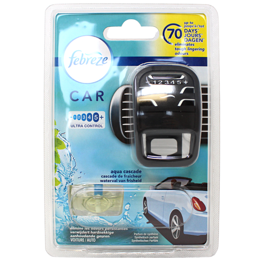 Febreze Car Air Freshener - Aqua Cascade - 7ml Diffuser